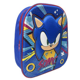Τσάντα Πλάτης Νηπίου Sonic 3d 31cm