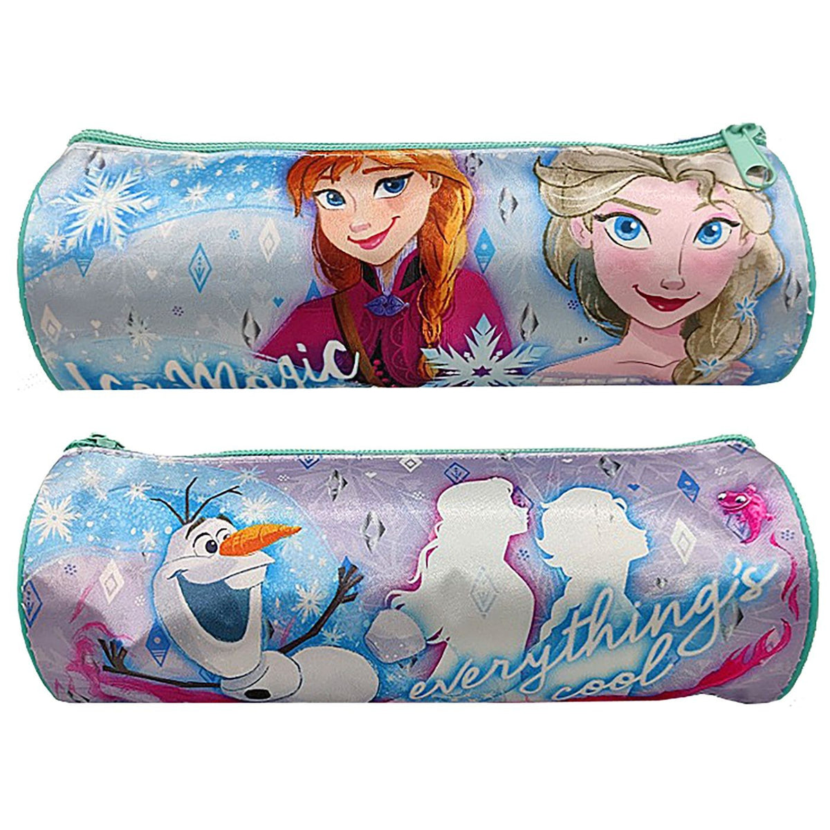 Κασετίνα Βαρελάκι Frozen 23x8cm 🩵