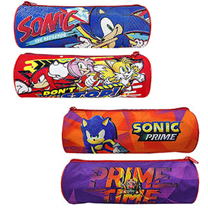 Κασετίνα Βαρελάκι Sonic 23x8cm
