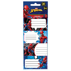 Ετικέτες Spiderman σετ=5 Φύλλα