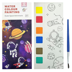 Άλμπουμ Χρωματισμού με Νερομπογιές 19x8cm