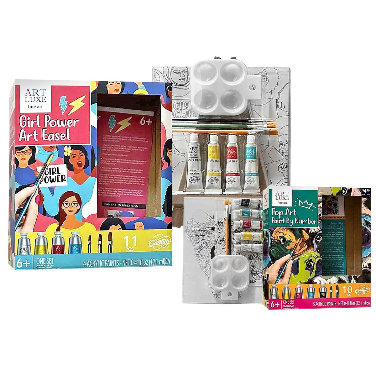 Σετ=11τεμ ζωγραφικής 24x29x6cm σκυλάκια