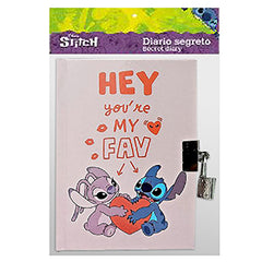 Diary με Λουκέτο Stitch 10x15cm