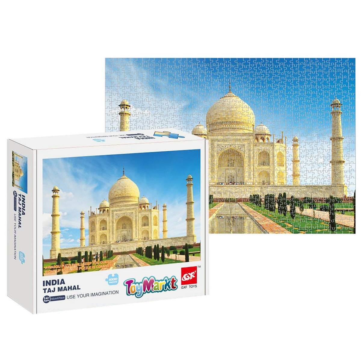 Παζλ 1000 τεμ taj Mahal India 25x20x5cm