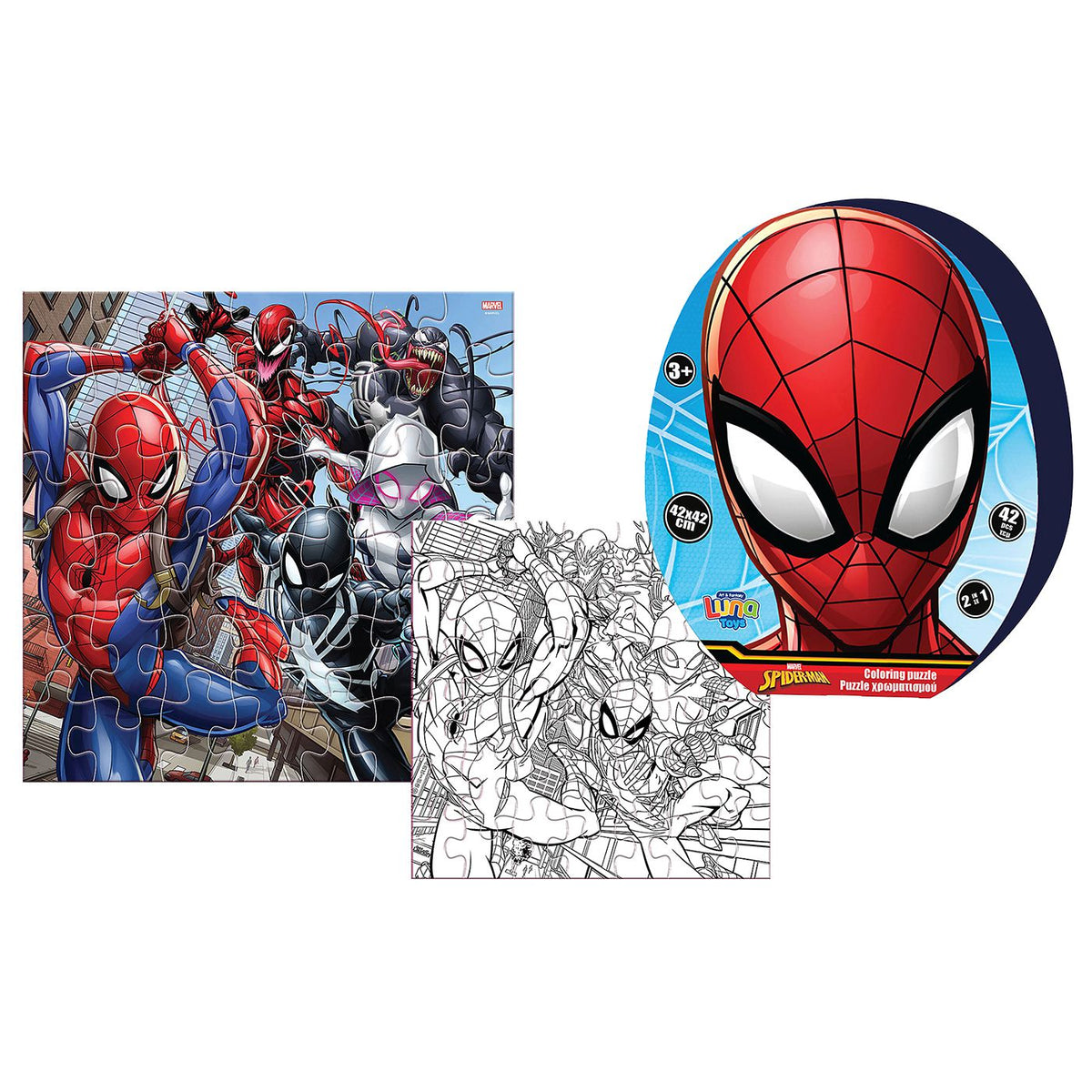 Παζλ 42τεμ Spiderman 42x42cm