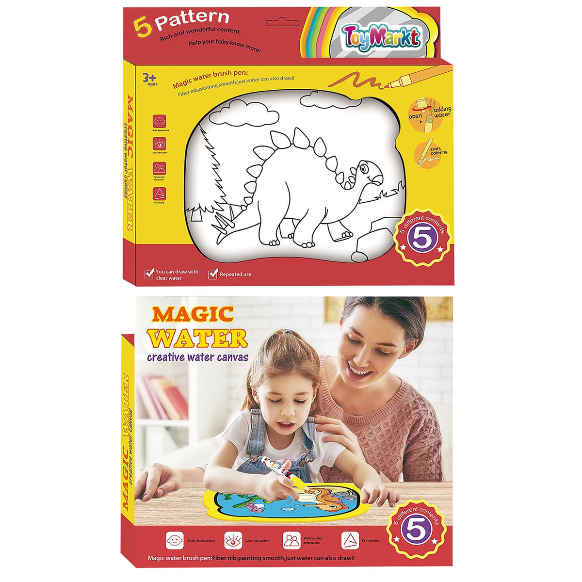 Magic water ζωγραφική Δεινόσαυροι