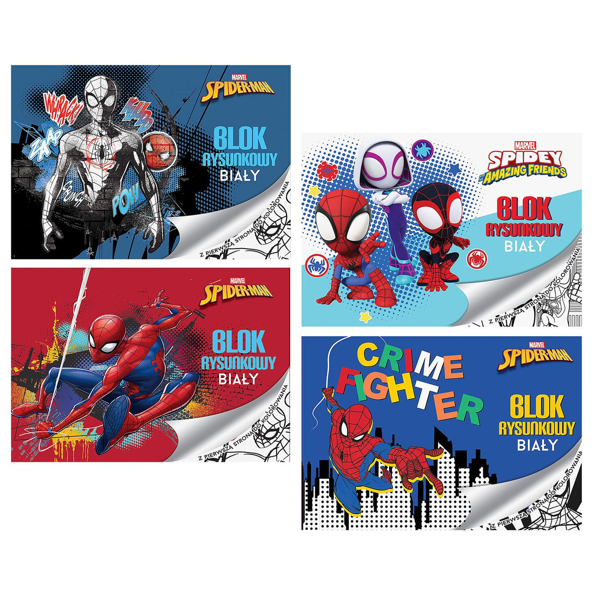 Ζωγραφική Spiderman 20φυλλων A4