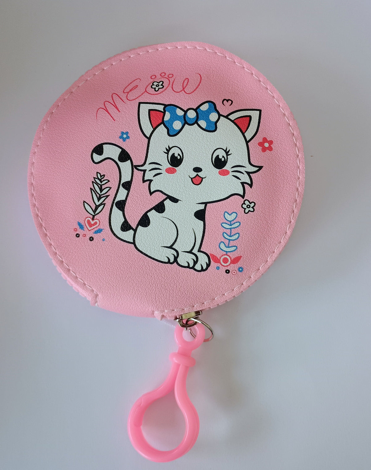 Πορτοφόλι με φερνουάρ Cute cat 🩷