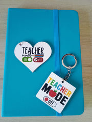 SET NOTEBOOK HEART TEACHER