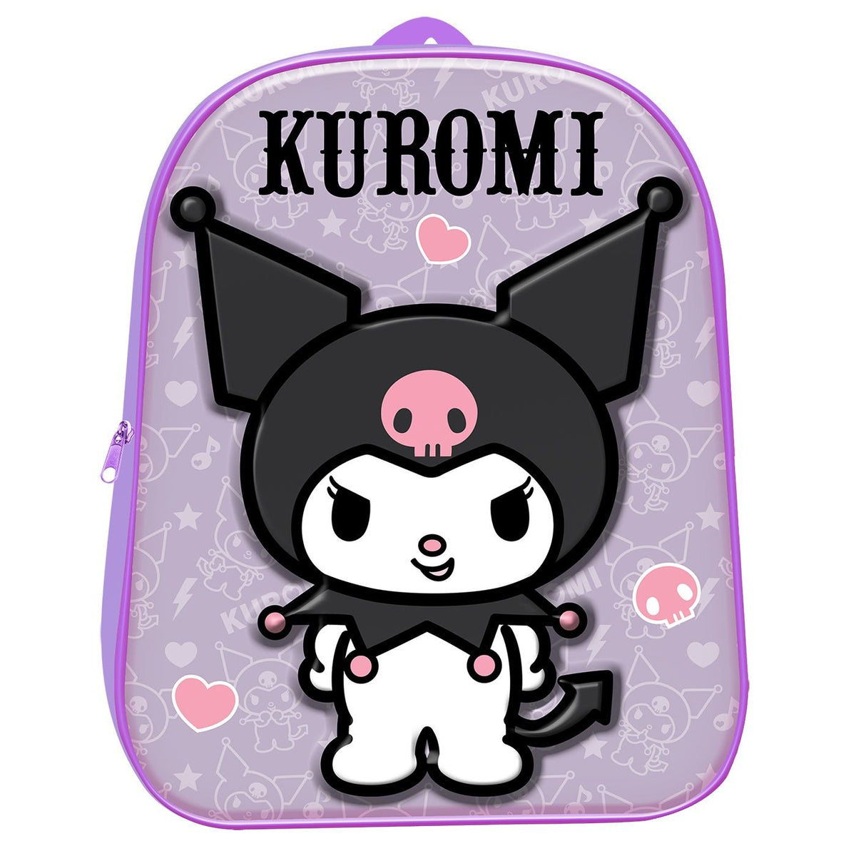 Τσάντα Πλάτης Νηπίου Kuromi 3d 31cm